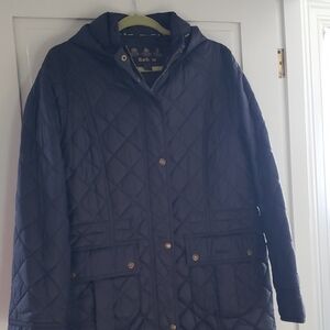 Barbour Long Quilted Coat